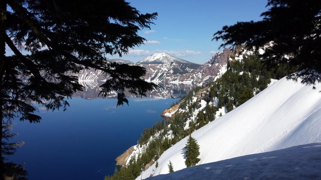 Another angle of the steep cliffs