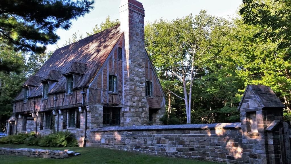 One of two gate lodges in Acadia National Park built by the Rockefeller family