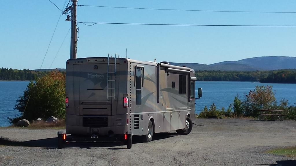 Our campground was located on the shores of Mt. Desert Narrows.